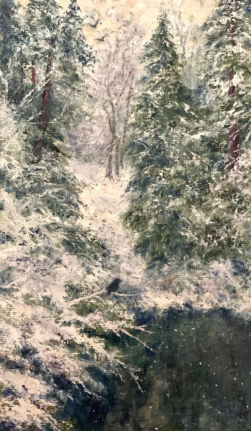 Snowy Day on The Winslow Ravine