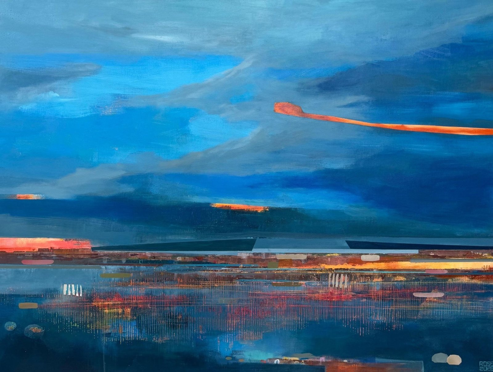 Ross Collado — mixed media on canvas
