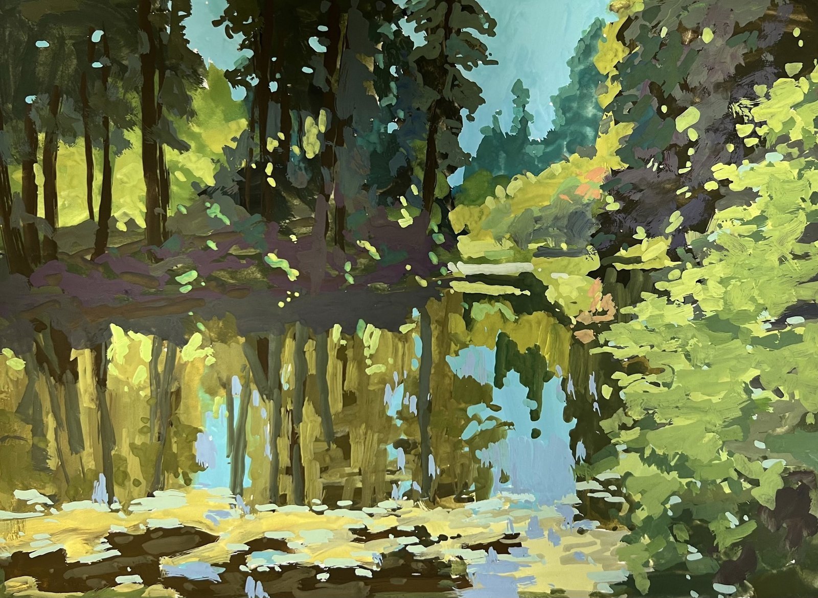 Middle Pond At Bloedel Reserve